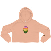 Load image into Gallery viewer, Doves In The Wind Crop Hoodie